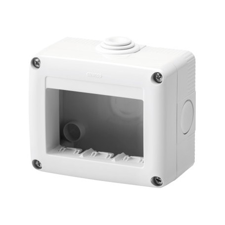 GEWISS CONTENITORE PER SYSTEM - PROTETTO - 3 POSTI