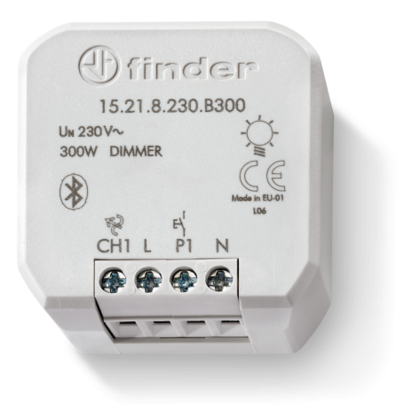 FINDER Varialuce (Dimmer) connesso YESLY | Montaggio a incasso