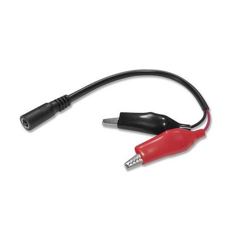 Cavo opzionale con pinze coccodrillo X CARICABATTERIE 701041/701042