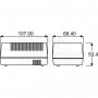 Carica batteria Piombo 27,6Vdc - 400 mA