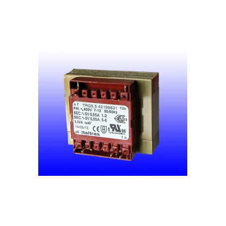 TRASFORMATORE 6V+6V 5.5VA