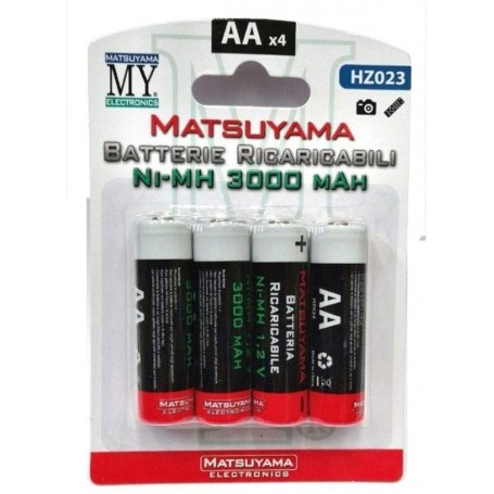 BATTERIE NI-MH STILO AA 3000mA