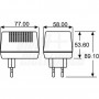 ALIMENTATORE STABILIZZATO 600Ma 9-24V Ac