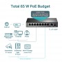 SWITCH ETHERNET TP-LINK 9 PORTE 10/100 DI CUI 8 POE