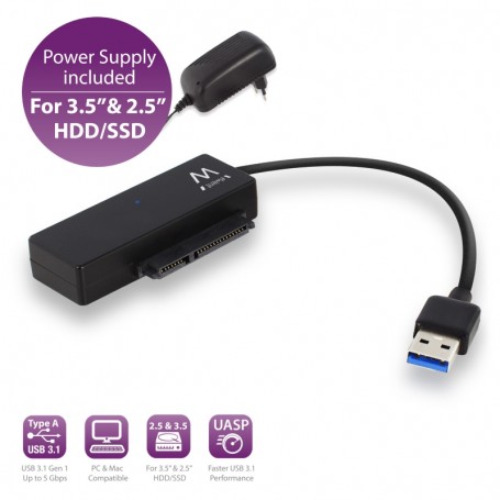 ADATTATORE USB 3.0-SATA PER HDD 2.5/3.5