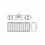 APPLIQUE SOLARE A LED BIANCA