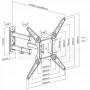 SUPPORTO TV CON SNODI 23"-55"