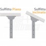 SUPPORTO TV DA SOFFITTO 23"-42"