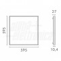PANNELLO LED 40W 60X60 TRIWHITE UGR