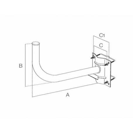 SUPPORTO PARABOLA ACE26P