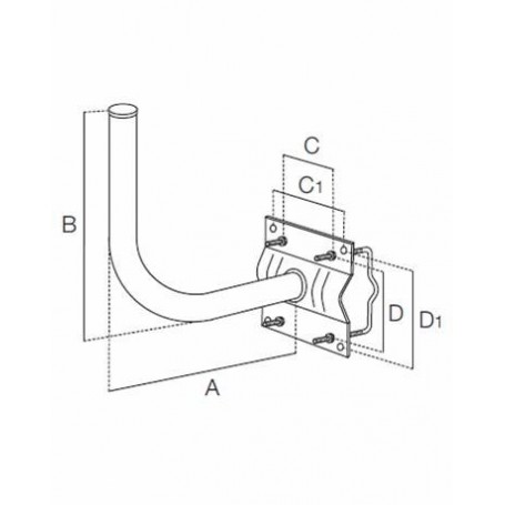 SUPPORTO PARABOLA ACE26RI