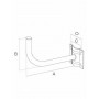 SUPPORTO PARABOLA ACE46M