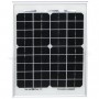 Pannello fotovoltaico Monocristallino - 10W - 21,2V