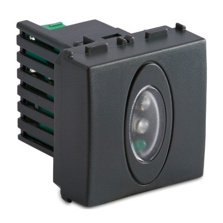 SEGNALATORE EMERGENZA 2 MODULI 230V GRIGIO