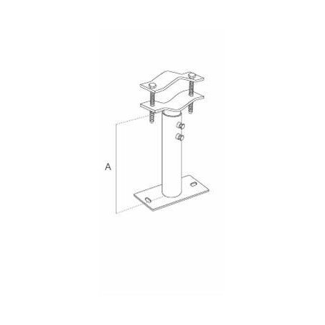 ZANCA TELESCOPICA TUBOLARE CM40 TIPO EMILIA ZN1541A