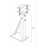 ZANCA TELESCOPICA CM75 TIPO EMILIA CON RINFORZO ZN1542A