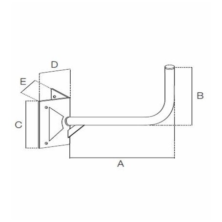 SUPPORTO PARABOLA DA CAMINO ACE46C