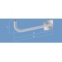 SUPPORTO A SBALZO SALD.DX-SX PARI MURO AC7540NDX-AC7540NSX