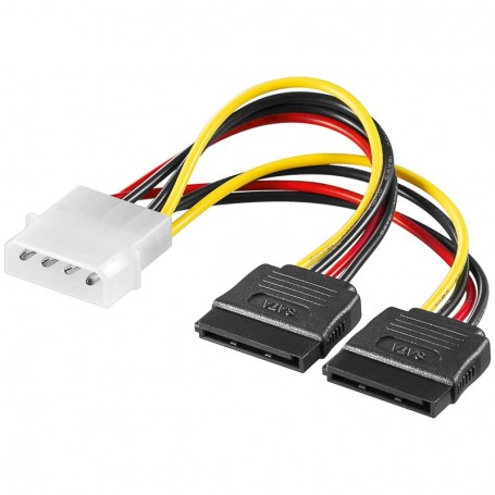 CAVO MOLEX + 2 SATA