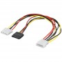 CAVO 2 MOLEX + 1 SATA