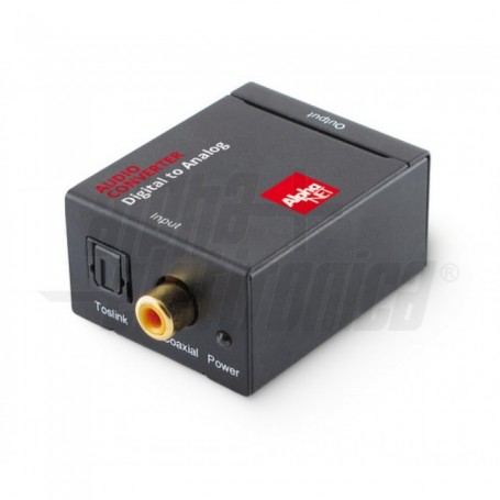 CONVERTITORE AUDIO OTTICO-COASSIALE AD ANALOGICO