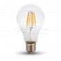 Lampadina LED 10W Filamento E27 Bianco Caldo