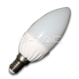 Lampadina LED a candela 4W E14 Bianco caldo