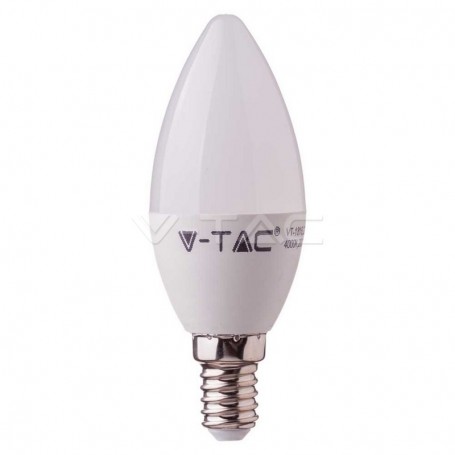Lampadina LED - SAMSUNG Chip 5.5W E14 Candle Bianco Naturale