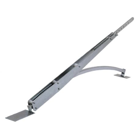 Braccio adattatore per porte basculanti parzialmente debordanti