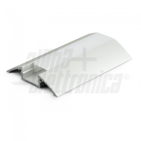 PROFILO 2MT ALLUMINIOCOPERTURA OPACA X 23W/MT