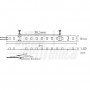 STRISCIA LED 5MT 24V 14.4W/MT BIANCO NATURALE 4000K