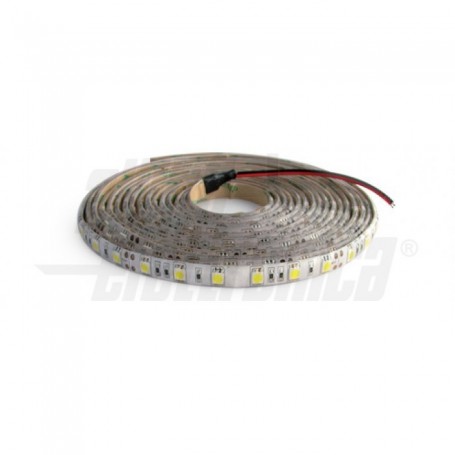 STRISCIA LED IP65 5MT 24V 14.4W/MT BIANCO NATURALE 4000K