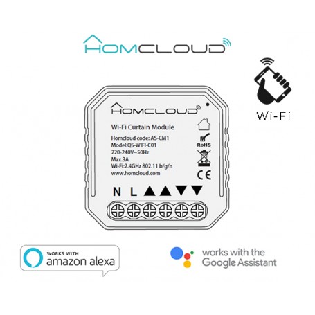 HOMCLOUD MODULO TAPPARELLE WIFI DA INCASSO