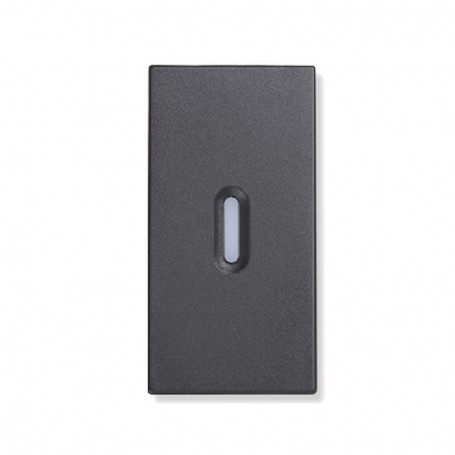 Copritasto Illuminabile Antracite Serie Nea Simon Urmet 10362