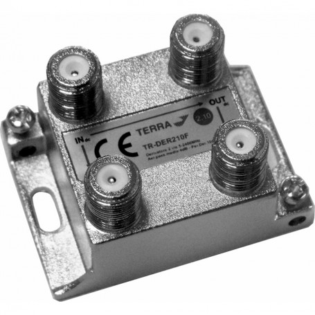 TERRA DERIVATORE IN-OUT 2 USCITE -10/14/18/22 dB ATTENUAZIONE