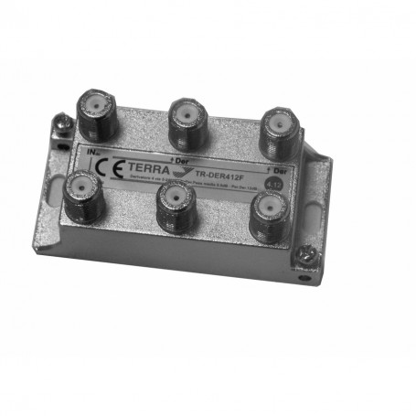 TERRA DERIVATORE IN-OUT 4 USCITE -12/14/18/22 dB ATTENUAZIONE