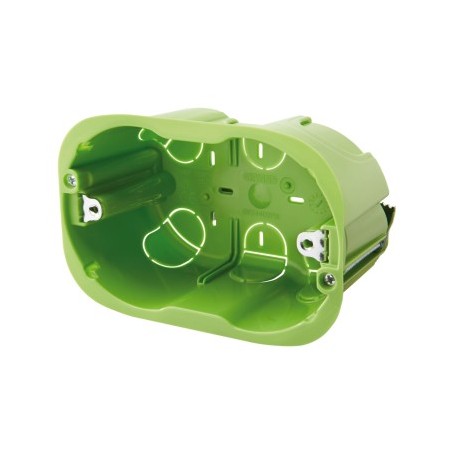 GEWISS SCATOLA RETTANGOLARE - CON INSERTI DI FISSAGGIO - 3 POSTI